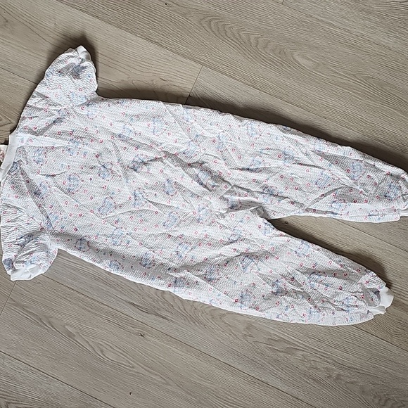 Vintage Pretty Baby Lightweight Floral Shortsleeve Romper 3x - Picture 7 of 9